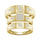 10k 0.07ct Diamond Trio Set