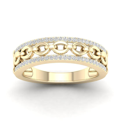 10K 0.15CT DIAMOND BAND