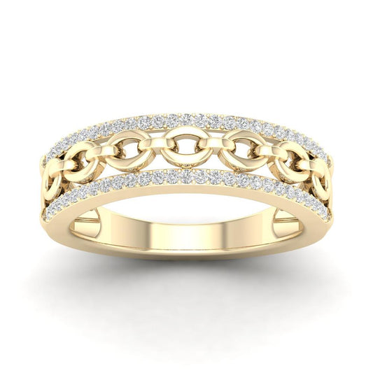 10K 0.15CT DIAMOND BAND