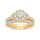 14K 1.00ct Diamond Bridal Ring