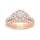 14K 1.00ct Diamond Bridal Ring