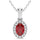 14K 0.05CT Diamond Pendant