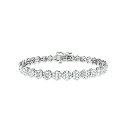 14K 5.00ct Diamond Bracelet