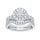 14K 1.00CT Diamond Bridal Ring