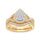 14K 0.50ct Diamond Bridal Ring