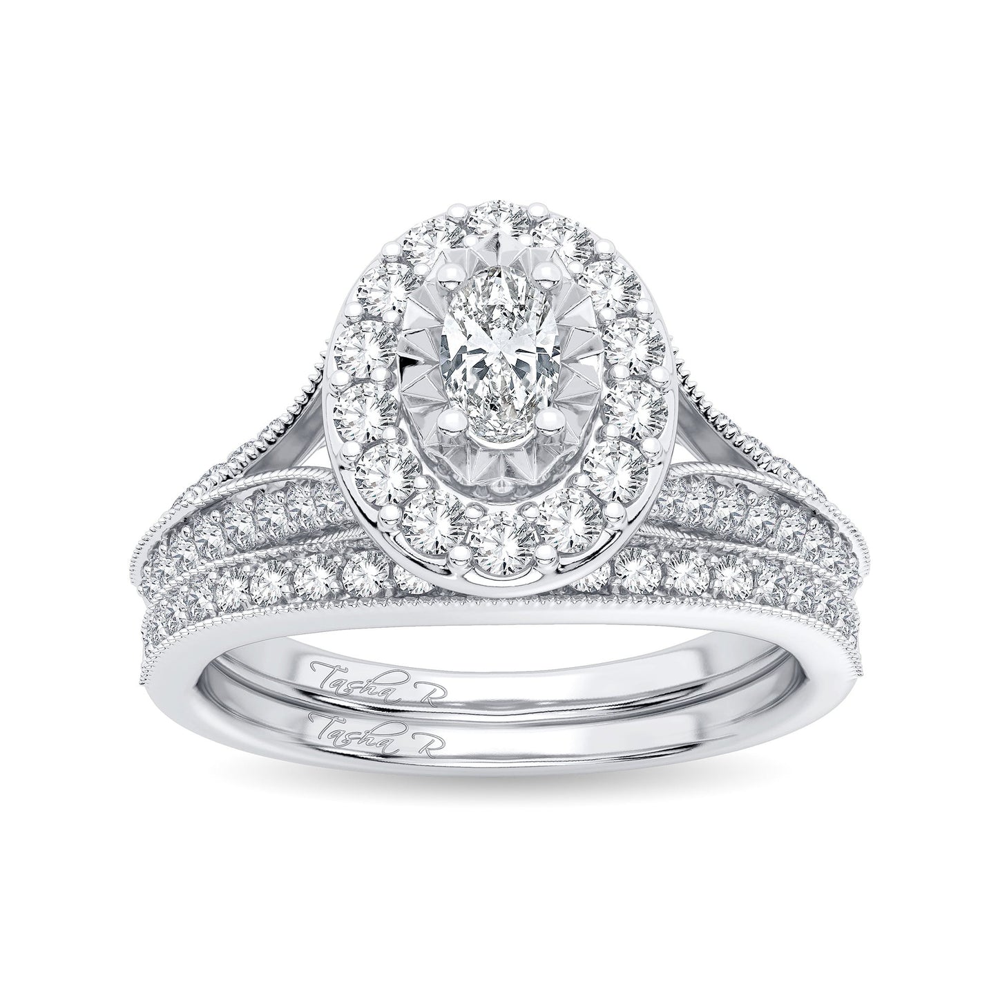 14K 1.00CT Diamond Bridal Ring