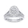 14K 1.00CT Diamond Bridal Ring
