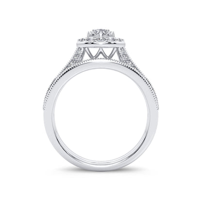 14K 1.00CT Diamond Bridal Ring