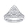 14K 0.96CT Diamond Bridal Ring