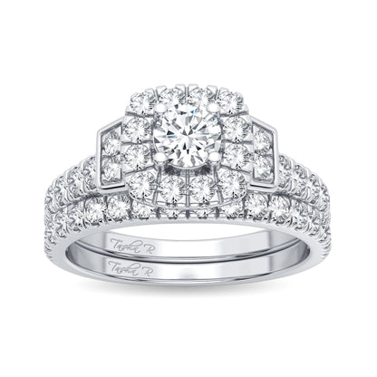 14K 1.00CT Diamond Bridal Ring