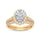 14K 1.00CT Diamond Bridal Ring