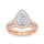14K 1.00CT Diamond Bridal Ring