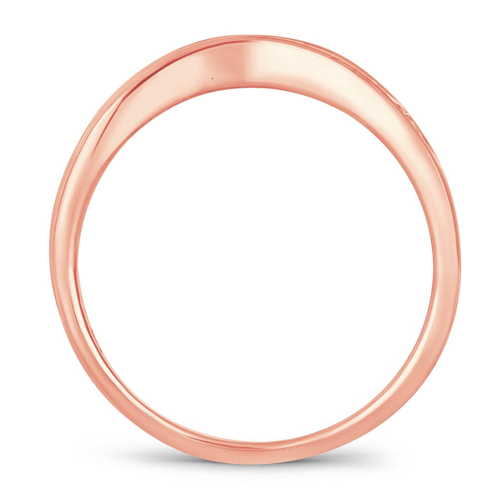 14K 0.33CT Diamond Enhancer Band