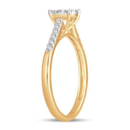 14K 0.35CT Diamond ring