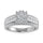 10K White Gold 1 Ct.Tw. Diamond Engagement Ring
