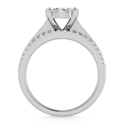 10K White Gold 1 Ct.Tw. Diamond Engagement Ring