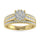10K Yellow Gold 1 Ct.Tw. Diamond Engagement Ring