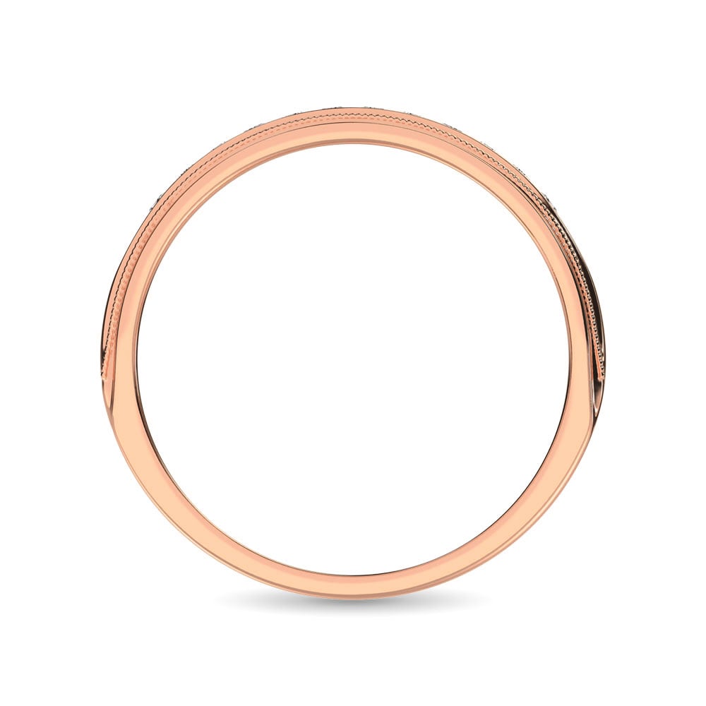 Diamond 1/2 Ct.Tw. Men?s Machine Band in 14K Rose Gold