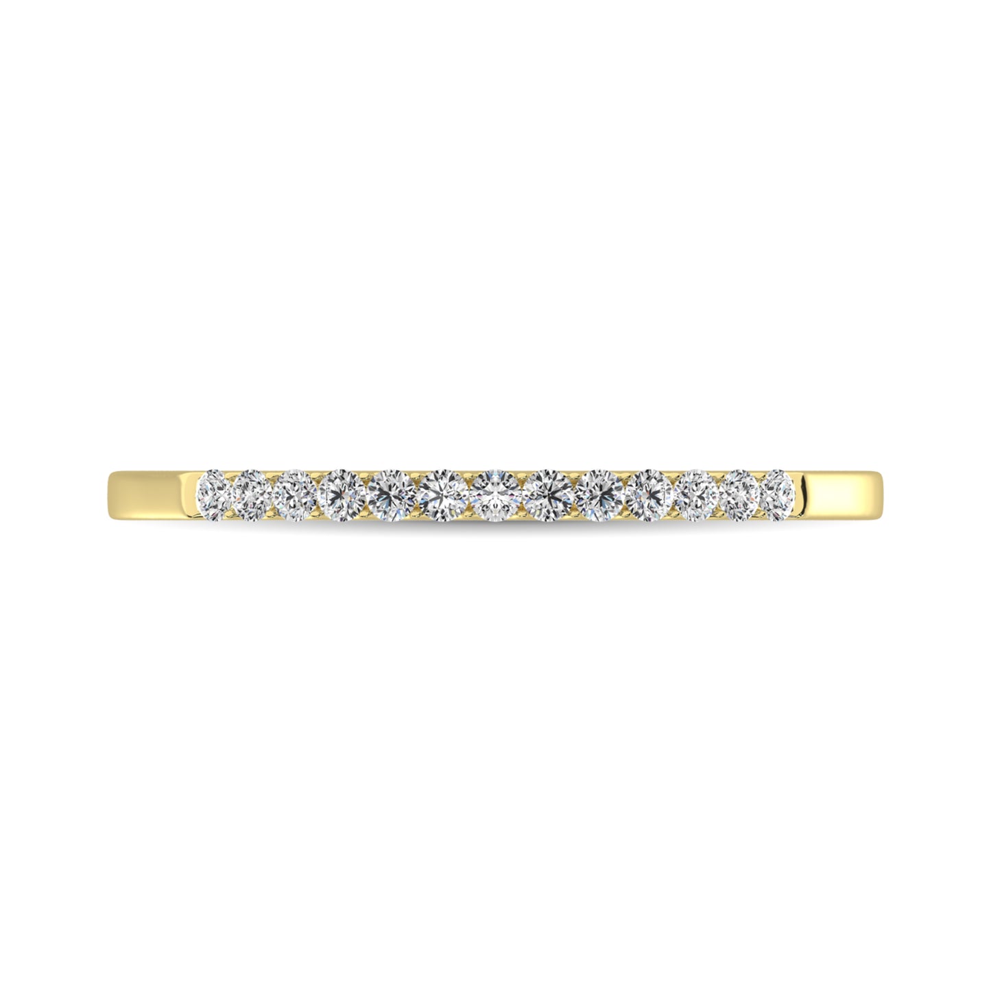 14K Yellow Gold 1/2 Ct Diamond Ladies Machine Band
