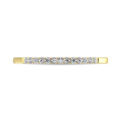 14K Yellow Gold 1/2 Ct Diamond Ladies Machine Band