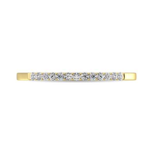 14K Yellow Gold 1/2 Ct Diamond Ladies Machine Band