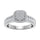 Diamond 7/8 Ct.Tw. Engagement Ring in 14K White Gold