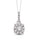 14K White Gold 1/4 Ct.Tw Diamond Fashion Pendant