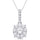 14K White Gold 9/10 Ct.Tw. Diamond Fashion Pendant