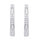 10K White Gold 1/10 Ct.Tw. Diamond Hoop Earrings