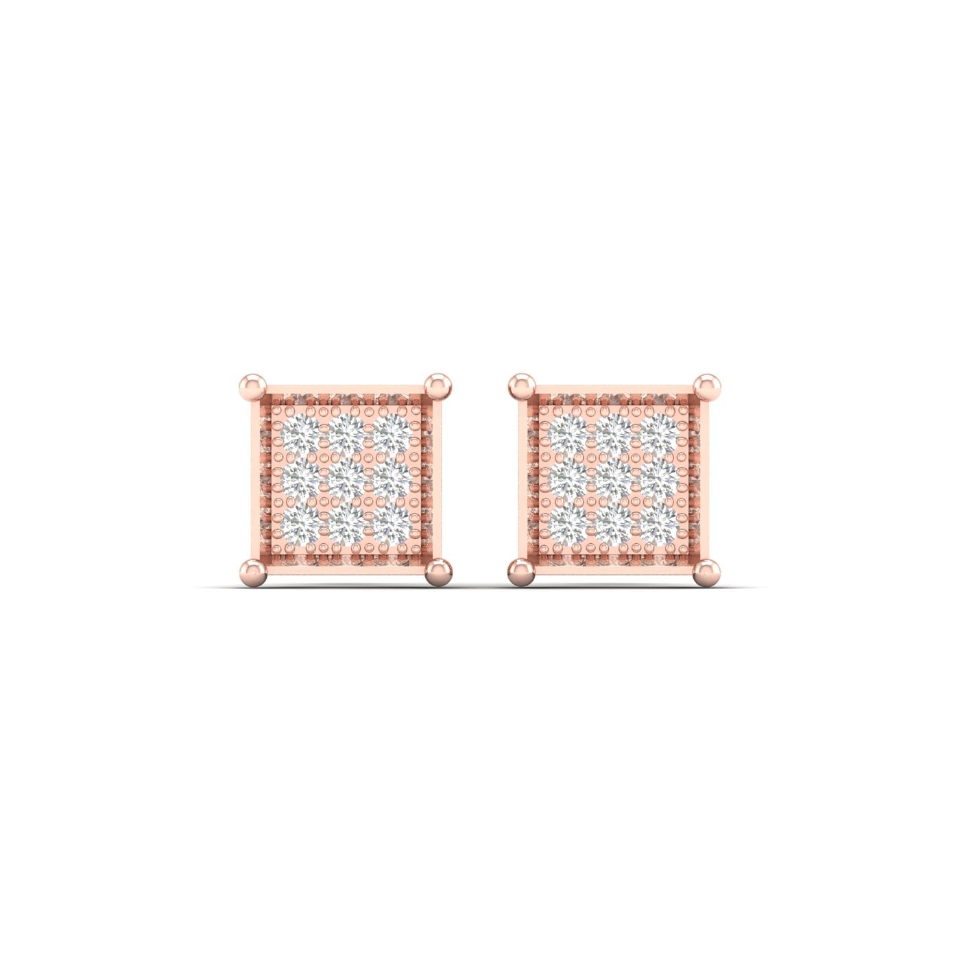 10K 0.05CT Diamond Earring