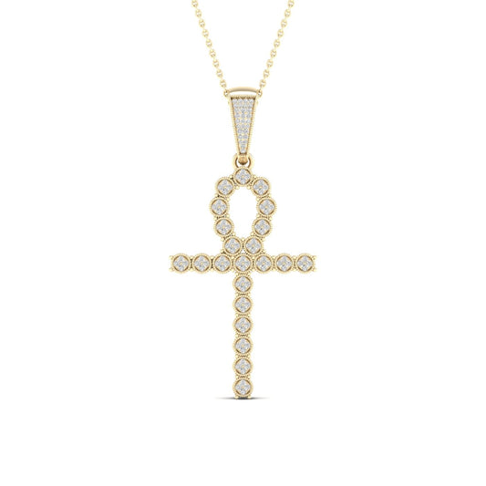 10K 0.38CT Diamond Pendant