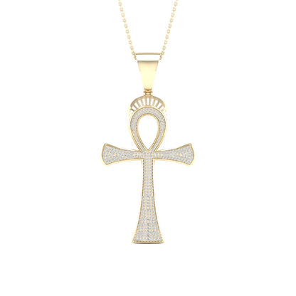 10K 0.75CT Diamond Pendant