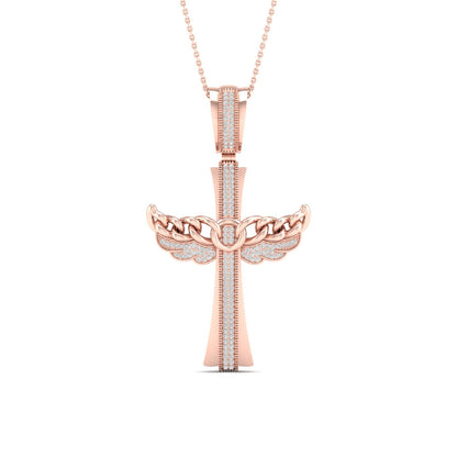 10K 0.43CT Diamond Pendant