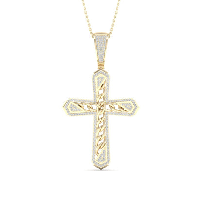 10K 0.55CT Diamond Pendant