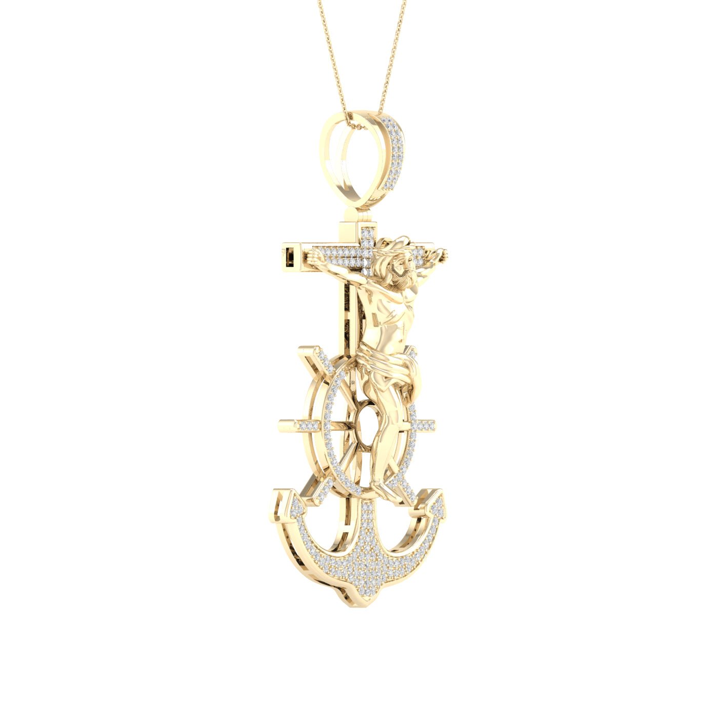 10K 0.50CT Diamond Pendant