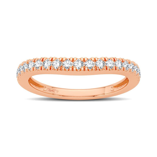 14K 0.33CT Diamond Enhancer Band