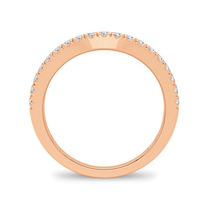 14K 0.33CT Diamond Enhancer Band