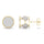 10K 0.33CT Diamond Earring