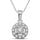 10K White Gold 1/4 Ct.Tw. Diamond Fashion Pendant