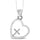 10K White Gold 1/8 Ct.Tw. Diamond Fashion Pendant