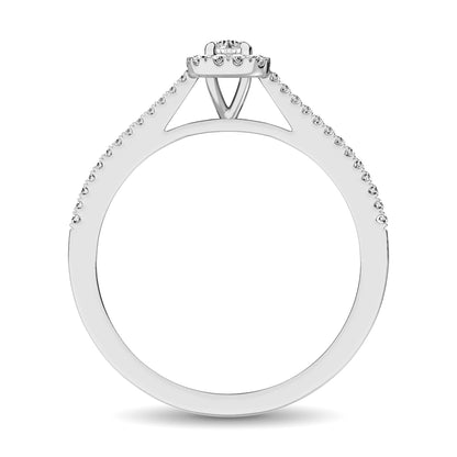 10K White Gold 1/4 Ct.Tw. Diamond Promise Ring