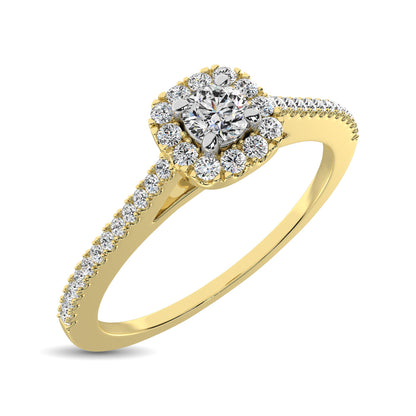 10K Yellow Gold 1/4 Ct.Tw. Diamond Promise Ring