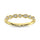 14K Yellow Gold 1/10 Ct.tw Diamond Stackable Band