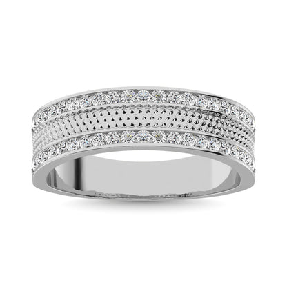 14K Yellow Gold 1/2 Ct.Tw. Diamond Machine Men?s Band