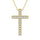 Classic Diamond Cross Pendant 1/10 Ct.Tw. 10K Yellow Gold
