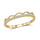14K Yellow Gold 1/10 Ct.Tw. Diamond Stackable Band