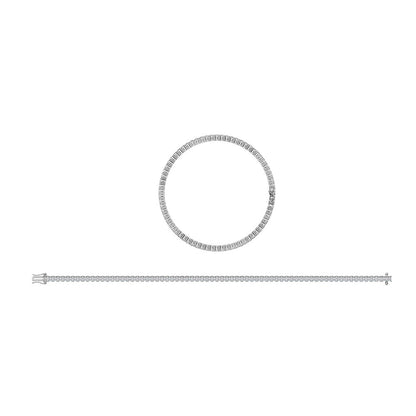 10K White Gold 1/2 Ct.Tw. Diamond Bracelet