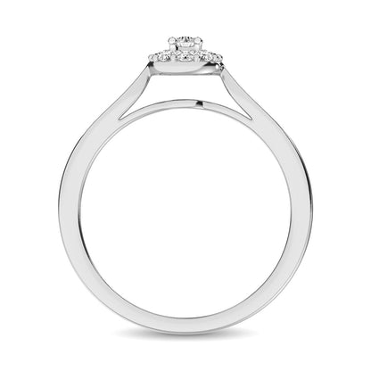 10K White Gold 1/4 Ct.tw Diamond Promise Ring
