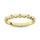 14K Yellow Gold 1/20 Ct.Tw. Diamond Stackable Band