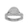 14K White Gold 9/10 Ct.Tw. Diamond Fashion Ring